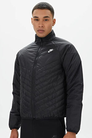 Nike Windrunner Therma-Fit Midweight Puffer Erkek Siyah Mont