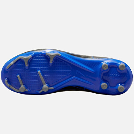 Nike Mercurial Air Zoom Vapor 15 Academy FG/MG Çoraplı Çocuk Kramponu Siyah