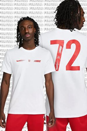 Nike Sportswear Standard issue Short Sleeve Tee Pamuklu Erkek Tişört Beyaz