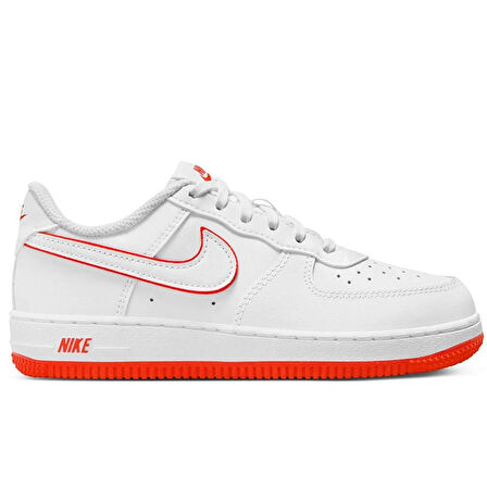 Nike Air Force Low 1 PS White Leather Sneaker Hakiki Deri Unisex Günlük Spor Ayakkabı Beyaz