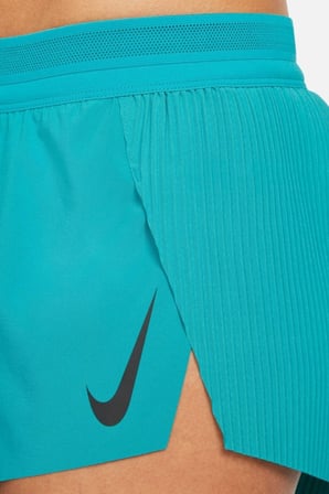 Nike AeroSwift Running Shorts Slip Astarlı iç Cepli Pliseli Turkuaz Şort