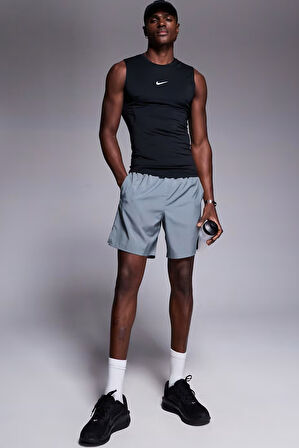 Nike Pro Dri Fit Tight Sleeveless Fitness Training Erkek Dar Kalıp Antrenman Kolsuz Tişört Siyah