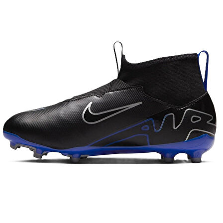 Nike Mercurial Air Zoom Superfly 9 Acad FG/MG Soccer Shoes Çoraplı Çocuk Krampon Siyah