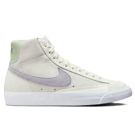 Nike Blazer Mıd 77 Leather Wonens Sneaker Hakiki Deri Kadın Günlük Spor Ayakkabı Krem