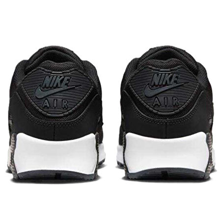 Nike Air Max 90  Leather Black Hakiki Deri Erkek Snekaer Siyah