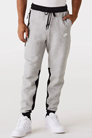 Nike Sportwear Tech Fleece Trousers Grey Joggers Eşofman Altı Gri Siyah