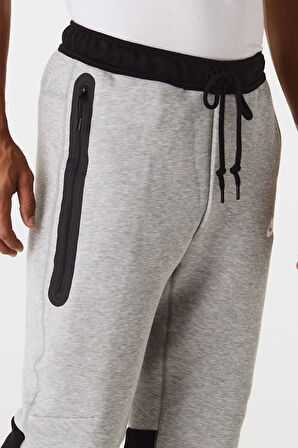 Nike Sportwear Tech Fleece Trousers Grey Joggers Eşofman Altı Gri Siyah