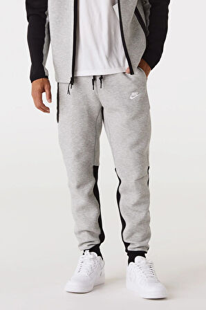 Nike Sportwear Tech Fleece Trousers Grey Joggers Eşofman Altı Gri Siyah