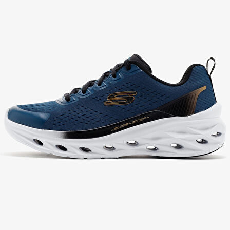 Skechers With Air Cooled Memory Foam Mens Walking White Hafızalı Taban Erkek Yürüyüş Ayakkabısı Mavi