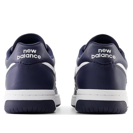 New Balance BB480 Leather Mens Sneaker Navy Hakiki Deri Unisex Günlük Spor Ayakkabı Lacivert