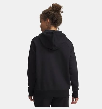 Under Armour UA Rival Fleece Hoodie Siyah Kadın Sweatshirt 1379500-001