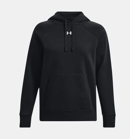 Under Armour UA Rival Fleece Hoodie Siyah Kadın Sweatshirt 1379500-001