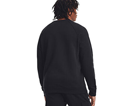 Under Armour Ua Rival Fleece Crew Unisex Günlük Sweatshirts 1379755-001 Siyah