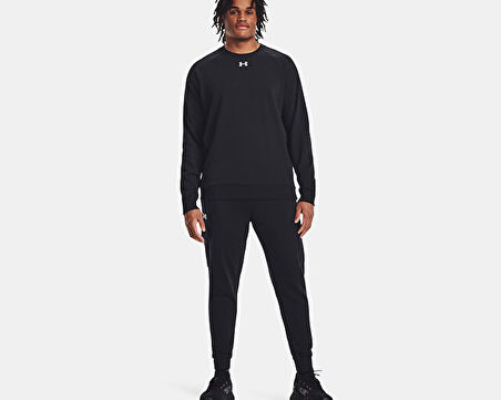 Under Armour Ua Rival Fleece Crew Unisex Günlük Sweatshirts 1379755-001 Siyah
