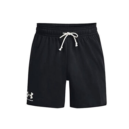 Under Armour Ua Rival Terry 6İn Short Erkek Şort 1382427-001 Siyah