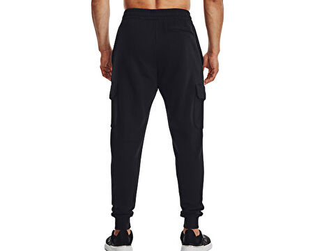 Under Armour Ua Rival Fleece Cargo Jogger Erkek Günlük Kargo Eşofman Altı 1382134-001 Siyah