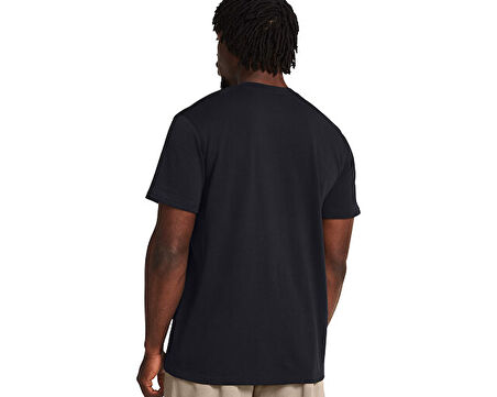 Under Armour Ua Hw Lc Patch Ss Erkek Günlük Tişört 1382902-001 Siyah