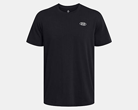 Under Armour Ua Hw Lc Patch Ss Erkek Günlük Tişört 1382902-001 Siyah