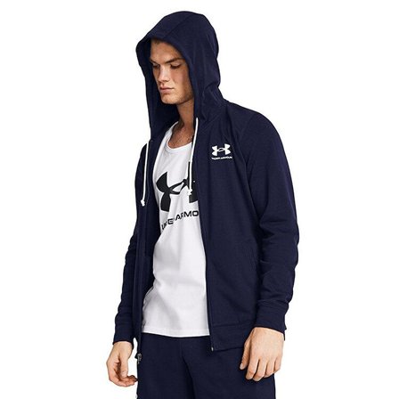 UNDER ARMOUR UA Rival Terry LC FZ  Erkek T-Shirt 1370409-410