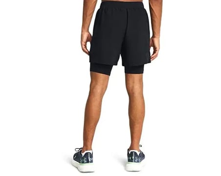 Under Armour Ua Launch 5'' 2-In-1 Shorts Erkek Koşu Şortu 1382640-001 Siyah