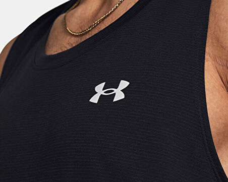 Under Armour Ua Launch Singlet Erkek Koşu Atleti 1382585-001 Siyah
