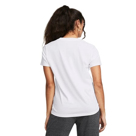 Under Armour Ua Rival Core Ss Beyaz Kadın T-Shirt 1383648-100