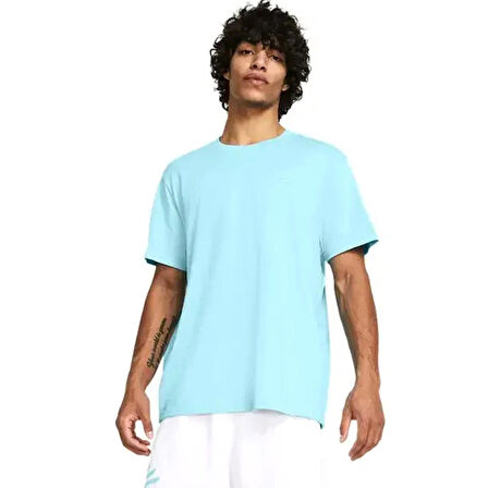 Curry Emboss Hw Erkek Mavi Basketbol T-Shirt 1383378-914