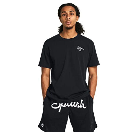Curry Emb Splash Erkek Siyah Basketbol T-Shirt 1383379-001