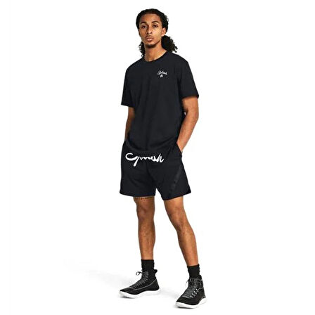 Curry Emb Splash Erkek Siyah Basketbol T-Shirt 1383379-001