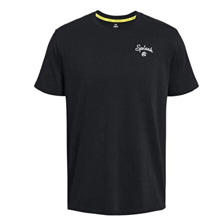 Curry Emb Splash Erkek Siyah Basketbol T-Shirt 1383379-001
