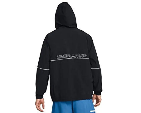 Under Armour Ua Zone Woven Jacket Erkek Günlük Ceket 1383400-001 Siyah