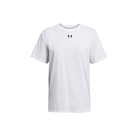 Under Armour Campus Oversize Ss Kadın T-shirt 1387193-100 Beyaz