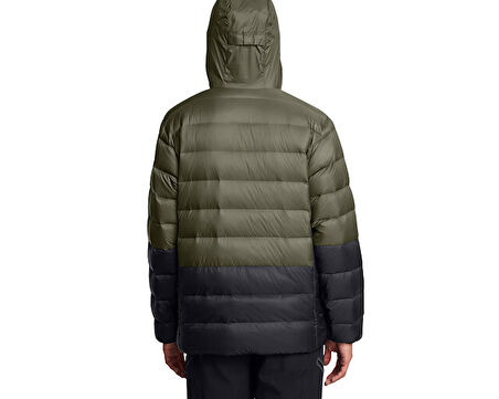 Under Armour Legend Down Hooded Jacket Erkek Outdoor Montu 1385837-390 Haki