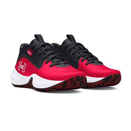 Under Armour Gs Lockdown 7 Çocuk Basketbol Ayakkabısı 3028513-600 Kırmızı