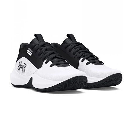 Under Armour Gs Lockdown 7 Çocuk Basketbol Ayakkabısı 3028513-102 Beyaz