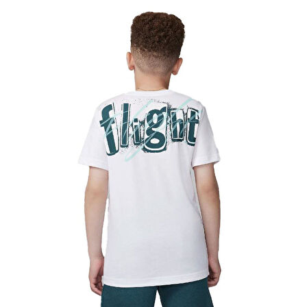 Jordan Jdb Flıght Team Ss Tee Çocuk T-Shirt 95D368-001 Beyaz