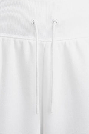 Nike Sportswear Phoenix Fleece Oversize High Rise Pants Kadın Oversize Yüksek Belli Şardonlu Eşofman Altı Beyaz Turuncu