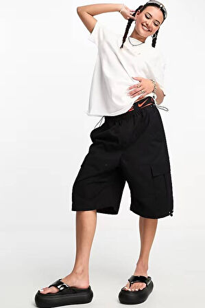 Nike Sportswear Loose Fit Tee Bfoosh Kadın Pamuklu Bol Kesim Tişört Beyaz