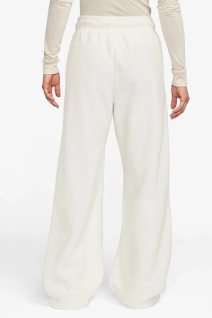 Nike Sportswear Plush Pack Wide Legs Womens Pant.Bol Kesim Geniş Paça Kadın Peluş Eşofman Altı Krem