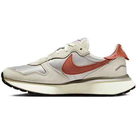 Nike Phoenix Waffle Womens Sneaker Reflektörlü Kadın Günlük Spor Ayakkabı Krem