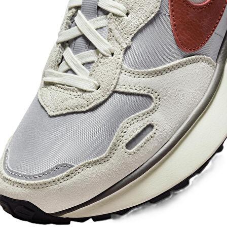 Nike Phoenix Waffle Womens Sneaker Reflektörlü Kadın Günlük Spor Ayakkabı Krem