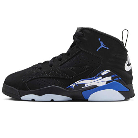 Nike Air Jordan MVP Kids Leather Basketball Shoes Hakiki Deri Unisex Çocuk Basketbol Ayakkabısı Siyah