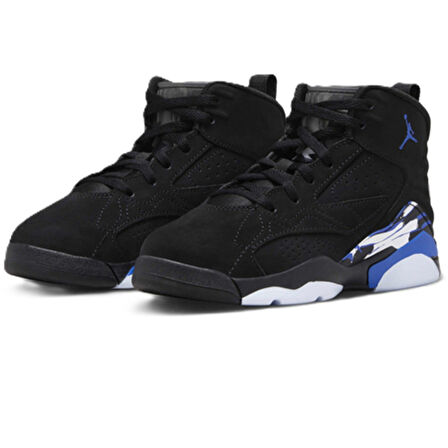 Nike Air Jordan MVP Kids Leather Basketball Shoes Hakiki Deri Unisex Çocuk Basketbol Ayakkabısı Siyah