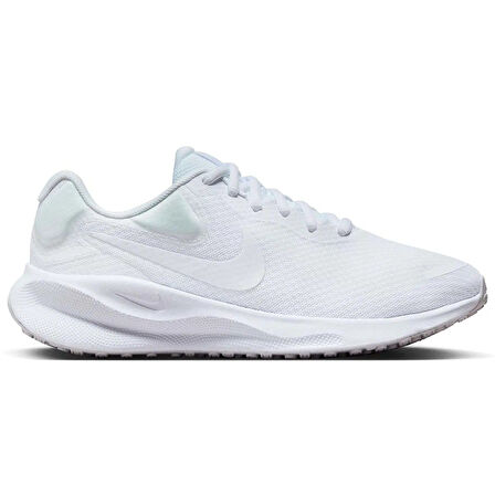 Nike Revolution 7 Gold Swoosh Kadın Yürüyüş Koşu Ayakkabısı Beyaz