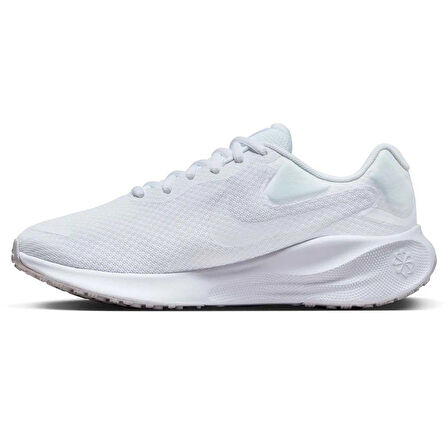 Nike Revolution 7 Gold Swoosh Kadın Yürüyüş Koşu Ayakkabısı Beyaz