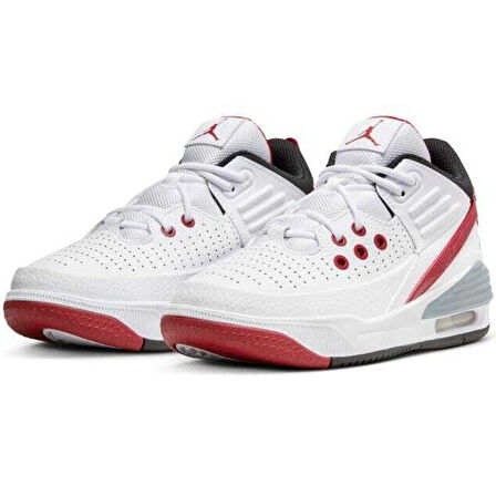 Nike Jordan Max Aura 5 Shoes Leather Hakiki Deri Bilekli Unisex Spor Ayakkabı Beyaz