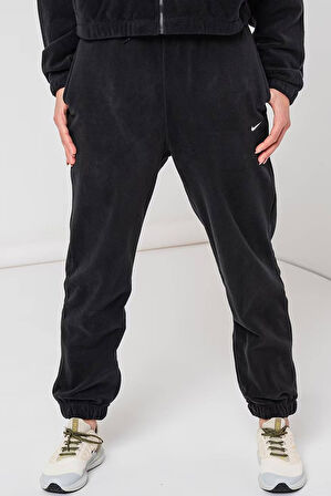 Nike Therma Fit One Loose Fit High Rise Fleece Training Kadın Bol Kesim Yüksek Bel Eşofman Altı Siyah