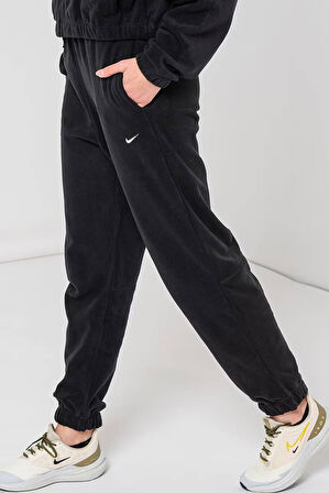 Nike Therma Fit One Loose Fit High Rise Fleece Training Kadın Bol Kesim Yüksek Bel Eşofman Altı Siyah