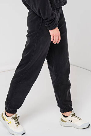 Nike Therma Fit One Loose Fit High Rise Fleece Training Kadın Bol Kesim Yüksek Bel Eşofman Altı Siyah