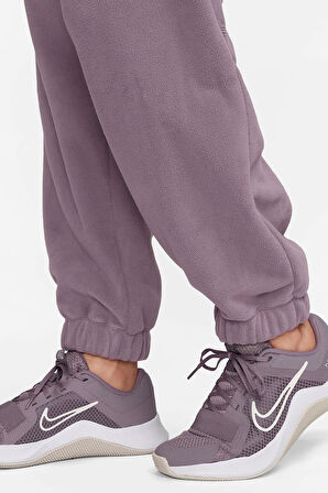 Nike Therma-FIT One Women's Loose Fleece Pants Kadın Bol Kesim Yüksek Bel Eşofman Altı Mor